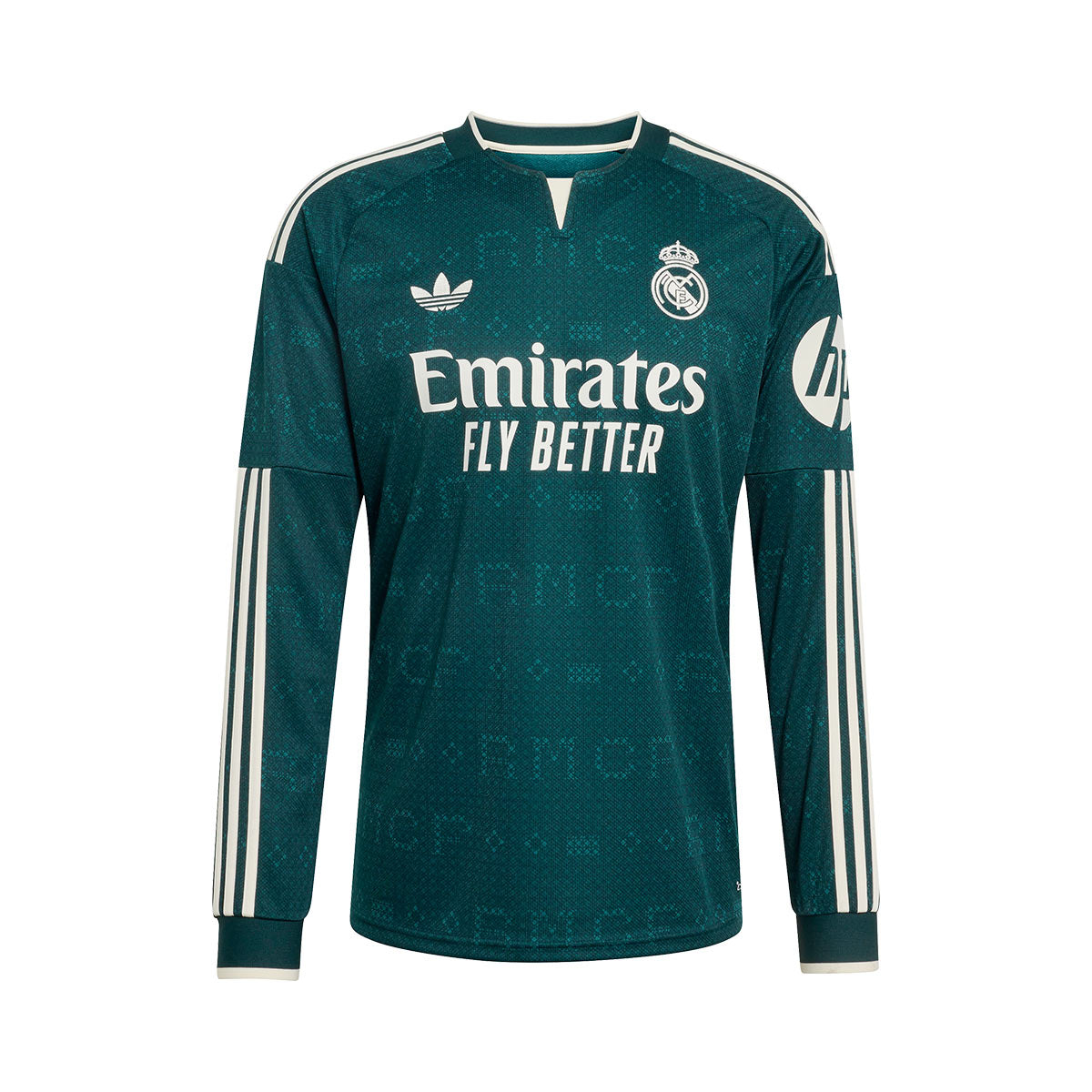 ADIDAS REAL MADRID 2026/2027 AWAY REPLICA LONG SLEEVE JERSEY - AURORA IVY