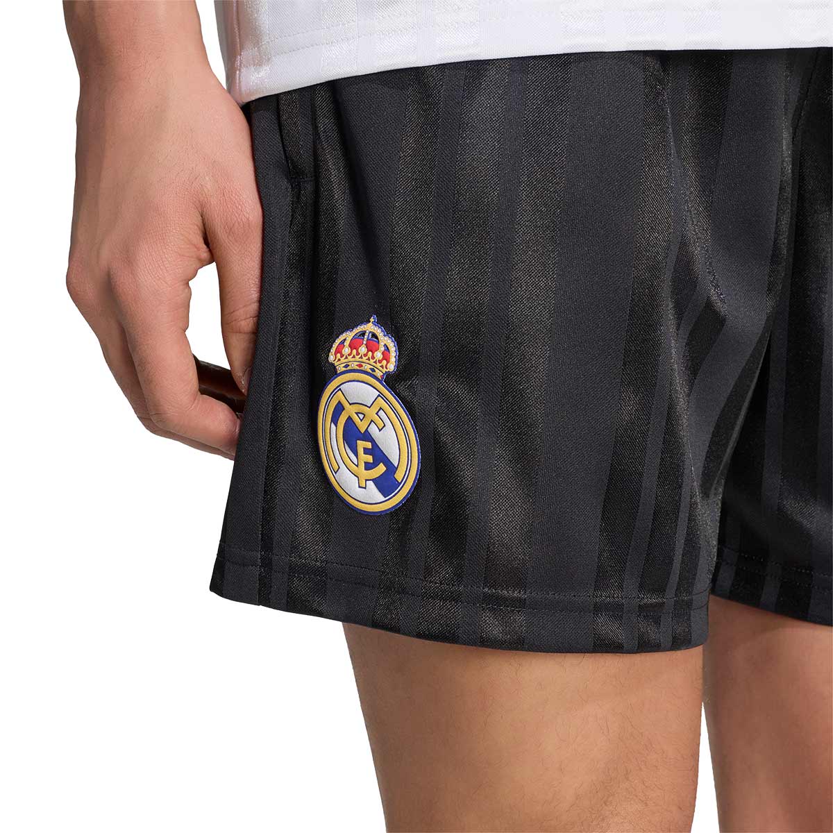 ADIDAS REAL MADRID EQT SHORTS - BLACK