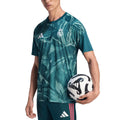 ADIDAS REAL MADRID 2026/2027 PRE SHIRT - AURORA IVY/SEMI GREEN SPARK