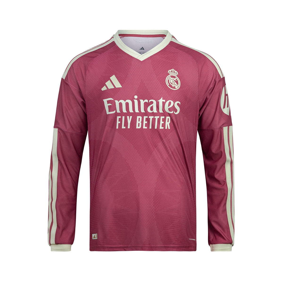 ADIDAS REAL MADRID 2026/2027 THIRD PLAYER LONG SLEEVE JERSEY - WILD PINK