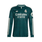ADIDAS REAL MADRID 2026/2027 AWAY PLAYER LONG SLEEVE JERSEY - AURORA IVY