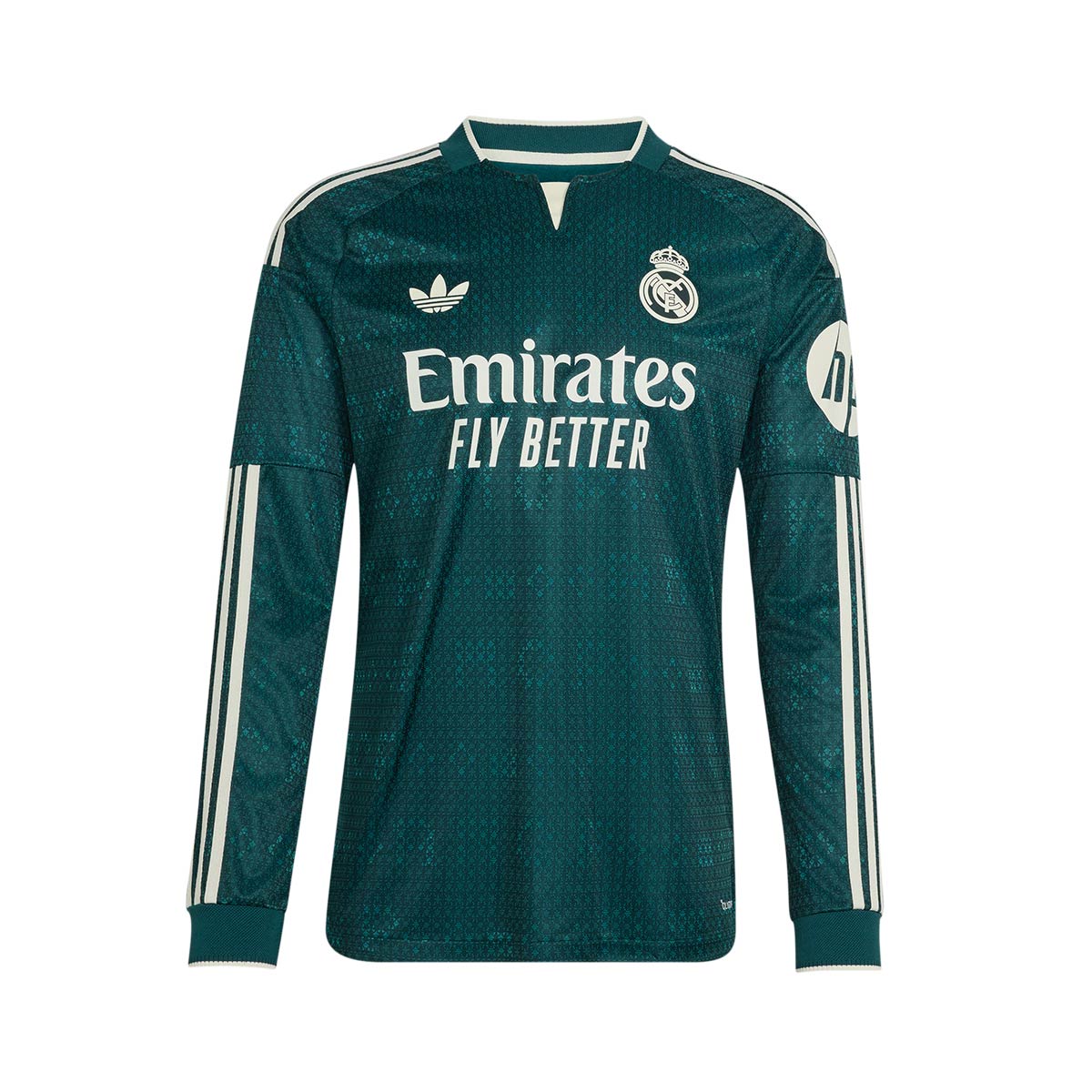 ADIDAS REAL MADRID 2026/2027 AWAY PLAYER LONG SLEEVE JERSEY - AURORA IVY