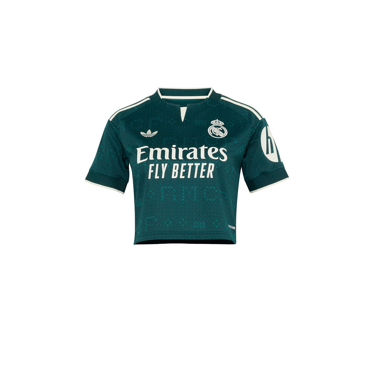 ADIDAS REAL MADRID 2026/2027 AWAY REPLICA WOMEN CROP JERSEY - AURORA IVY