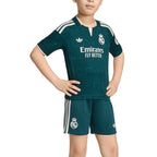 ADIDAS REAL MADRID 2026/2027 AWAY MINI JERSEY - AURORA IVY