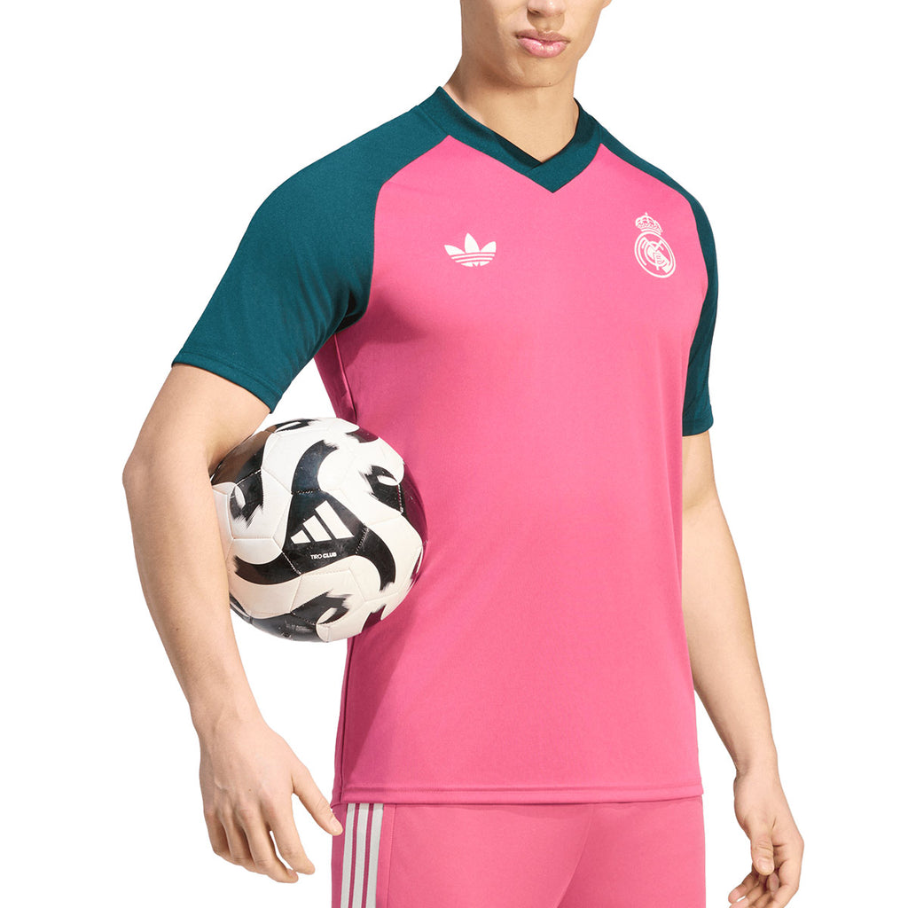 ADIDAS REAL MADRID 2026/2027 PRE SHIRT - WILD PINK/AURORA IVY
