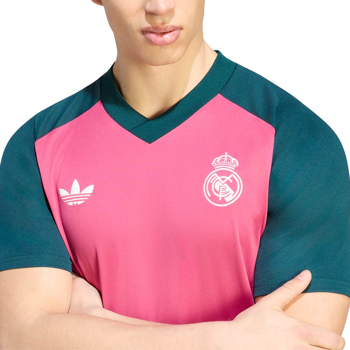 ADIDAS REAL MADRID 2026/2027 PRE SHIRT - WILD PINK/AURORA IVY