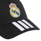ADIDAS REAL MADRID 2026/2027 BASEBALL CAP - BLACK/WHITE