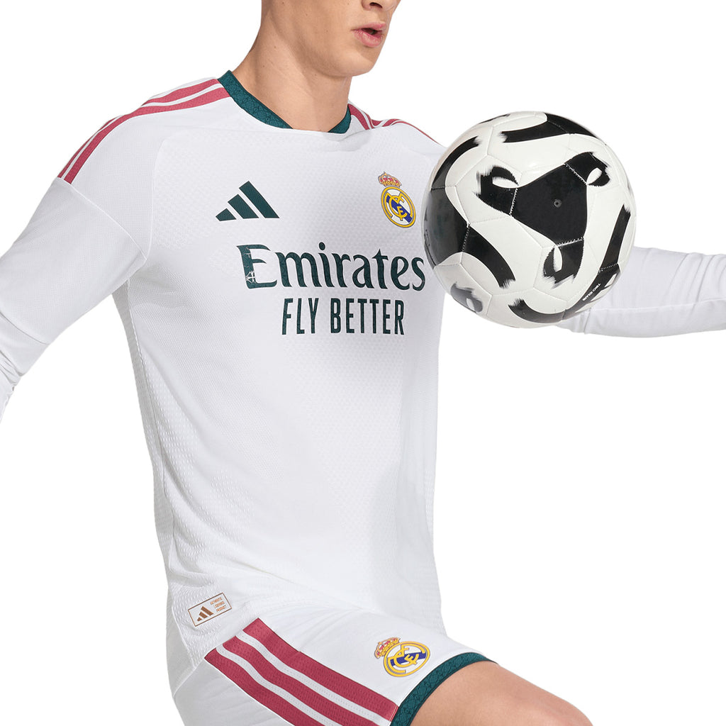 ADIDAS REAL MADRID 2026/2027 HOME PLAYER LONG SLEEVE JERSEY - WHITE
