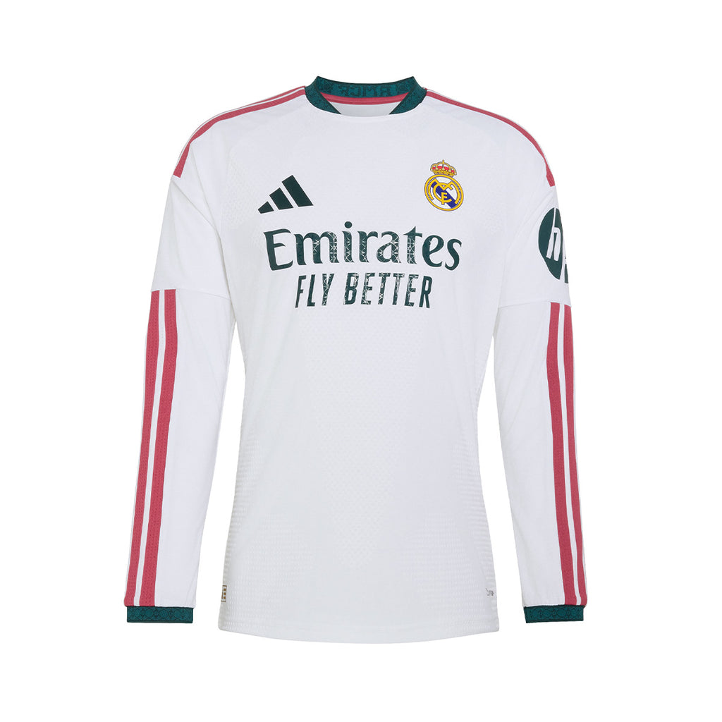 ADIDAS REAL MADRID 2026/2027 HOME PLAYER LONG SLEEVE JERSEY - WHITE