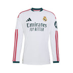 ADIDAS REAL MADRID 2026/2027 HOME PLAYER LONG SLEEVE JERSEY - WHITE