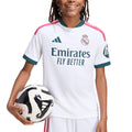 ADIDAS REAL MADRID 2026/2027 HOME KIDS JERSEY - WHITE
