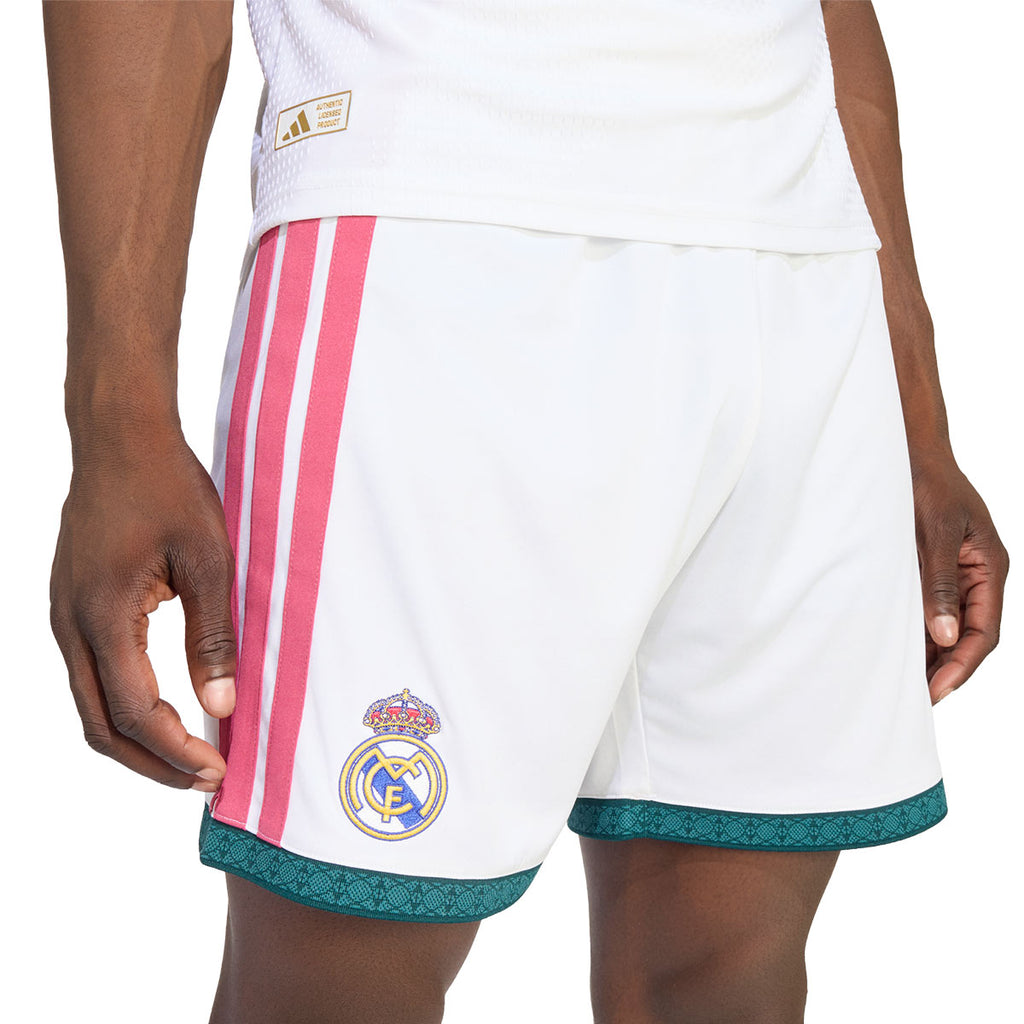 ADIDAS REAL MADRID 2026/2027 HOME SHORTS - WHITE