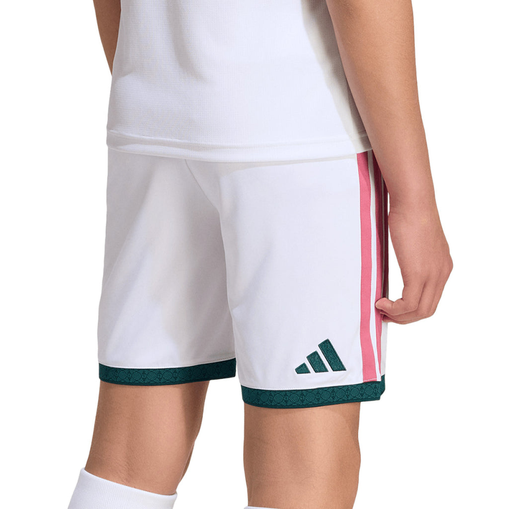 ADIDAS REAL MADRID 2026/2027 HOME KIDS SHORTS - WHITE