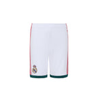 ADIDAS REAL MADRID 2026/2027 HOME KIDS SHORTS - WHITE
