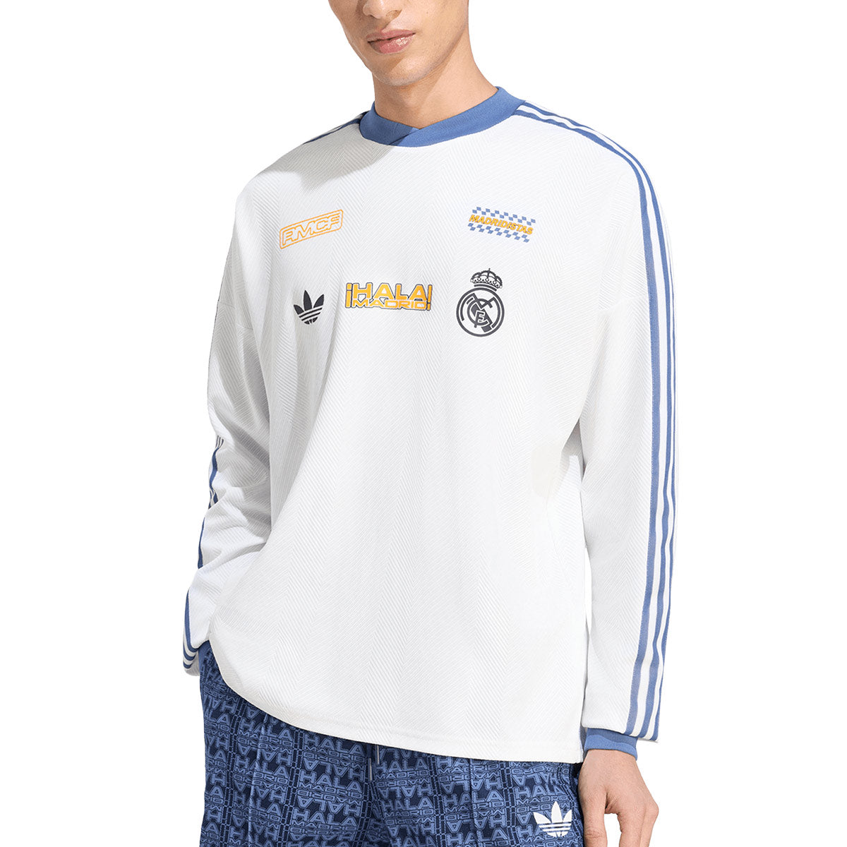 ADIDAS REAL MADRID LIFESTYLER JERSEY - WHITE