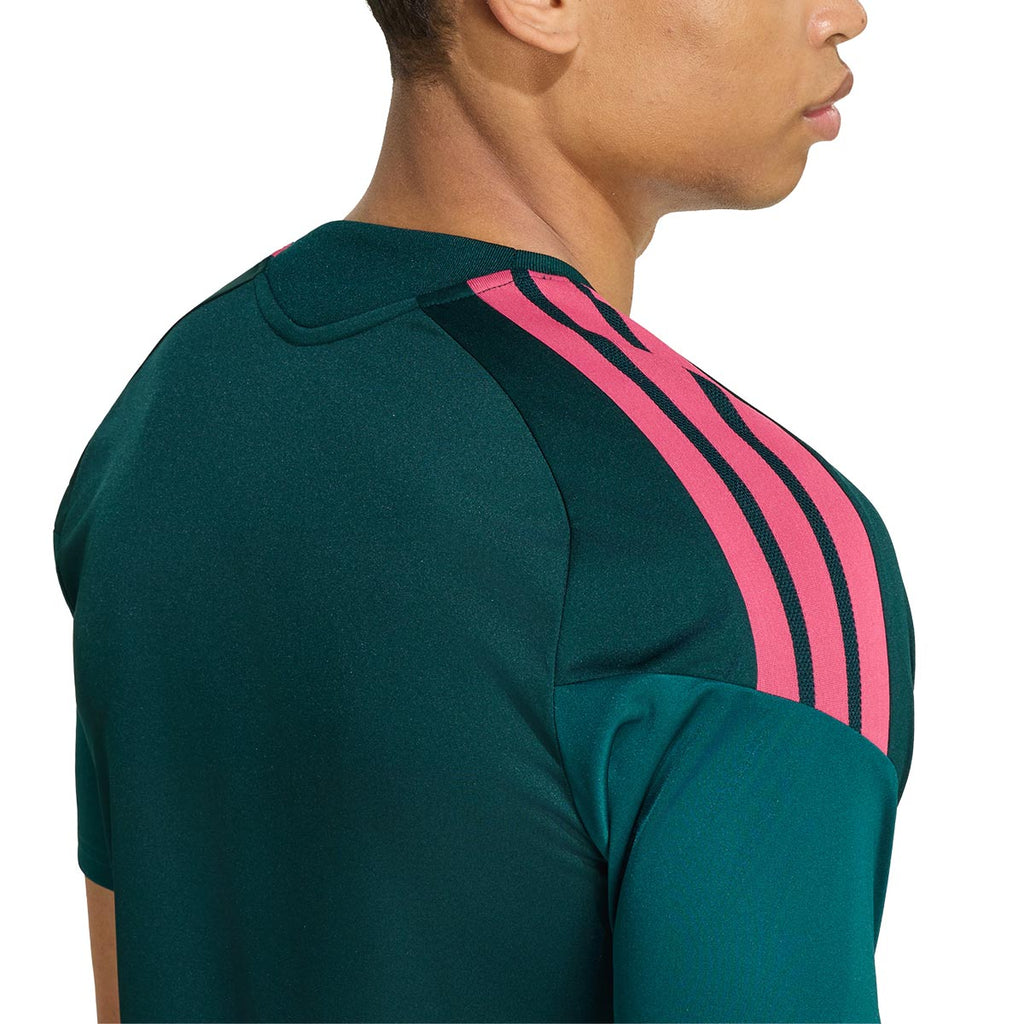 ADIDAS REAL MADRID 2026/2027 TRAINING JERSEY - AURORA IVY/WILD PINK