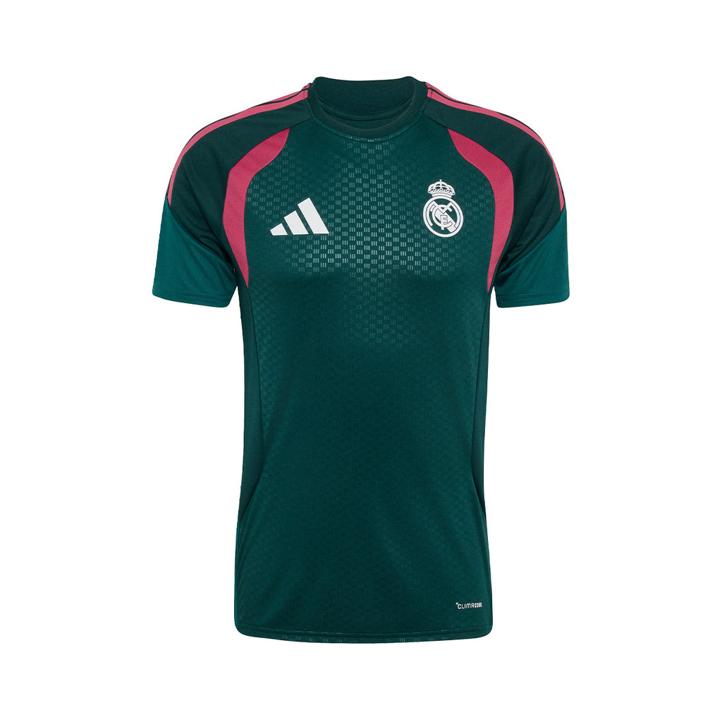 ADIDAS REAL MADRID 2026/2027 TRAINING JERSEY - AURORA IVY/WILD PINK