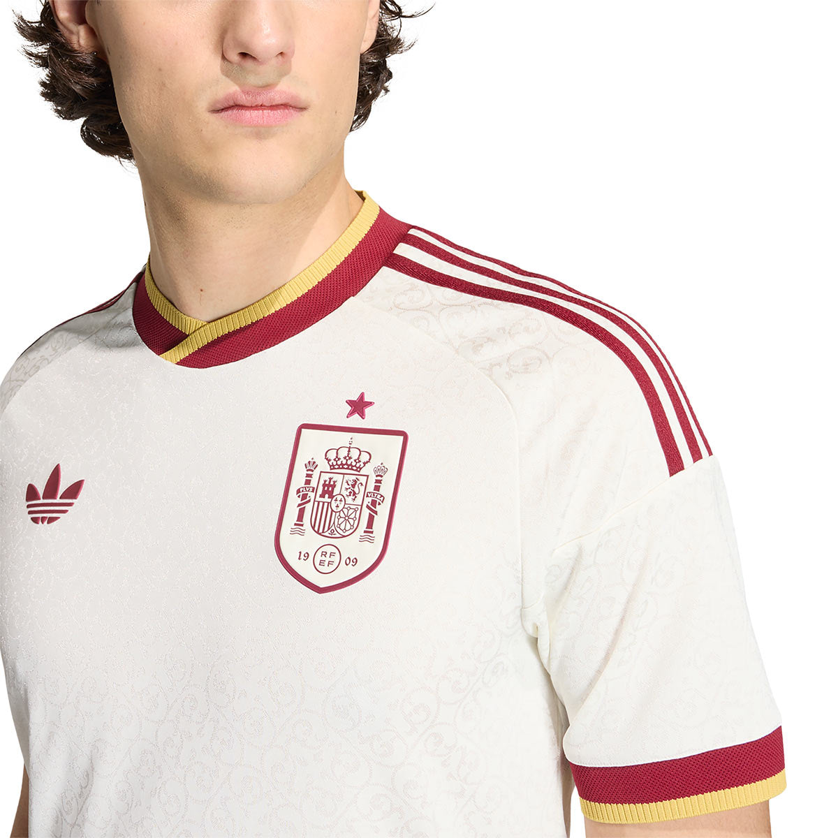 ADIDAS SPAIN 2026 AWAY PLAYER JERSEY - OFF WHITE