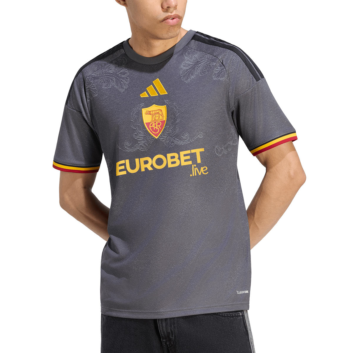 ADIDAS ROMA 2026/2027 THIRD REPLICA JERSEY - GREY SIX
