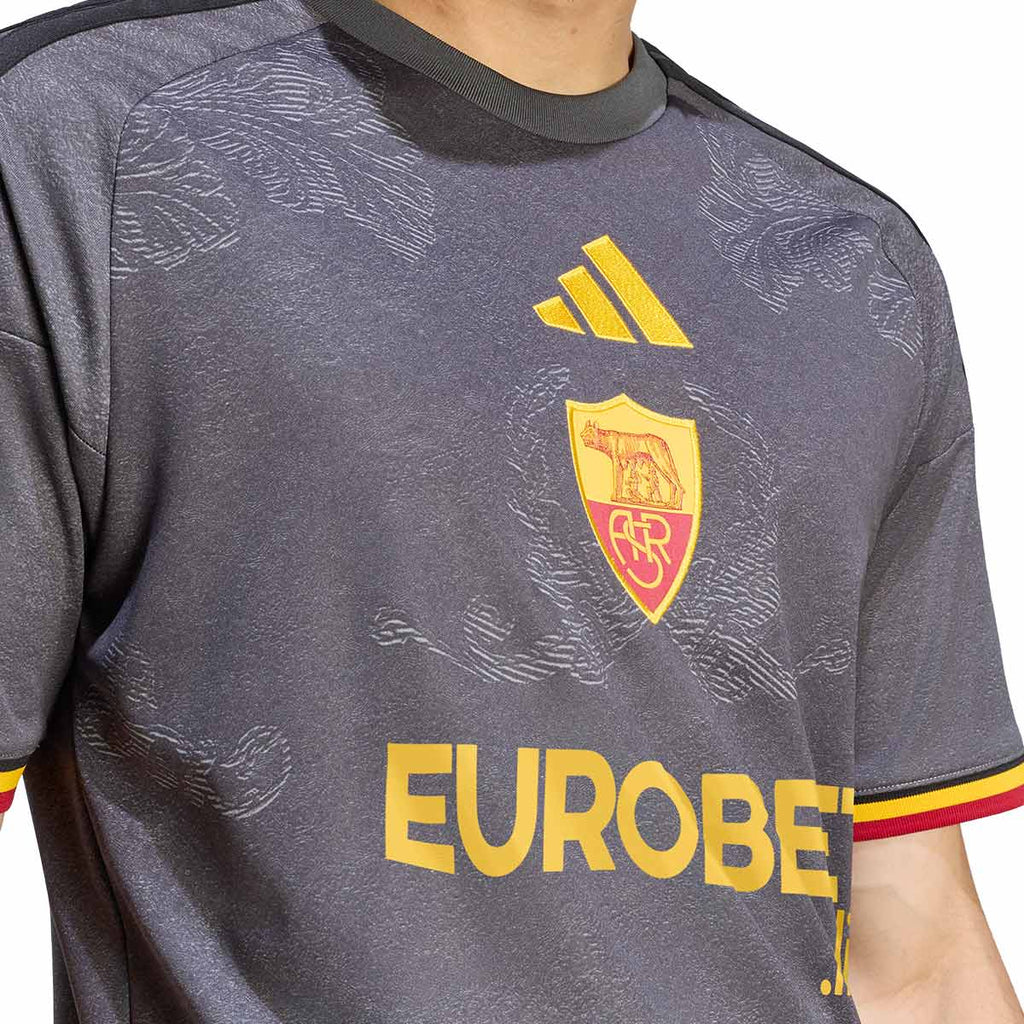 ADIDAS ROMA 2026/2027 THIRD REPLICA JERSEY - GREY SIX