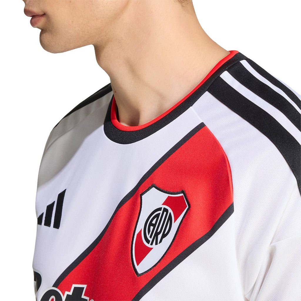 ADIDAS RIVER PLATE 2026/2027 HOME REPLICA JERSEY - WHITE/BLACK/RED