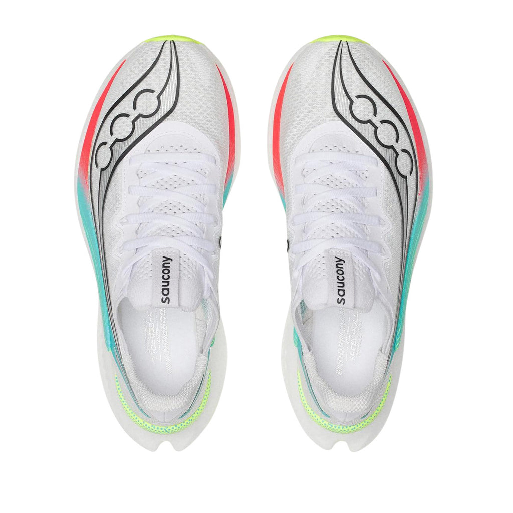 SAUCONY WOMEN ENDORPHIN PRO 5  - WHITE/MULTI