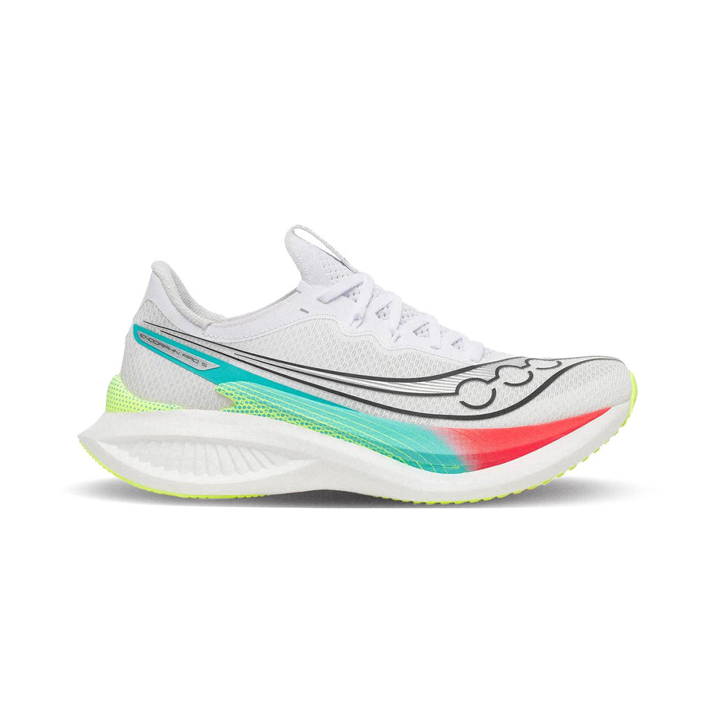 SAUCONY MEN ENDORPHIN PRO 5  - WHITE/MULTI