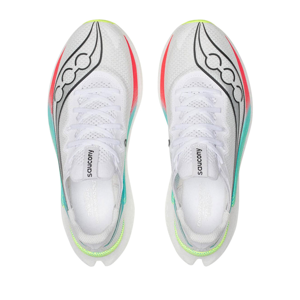 SAUCONY MEN ENDORPHIN PRO 5  - WHITE/MULTI