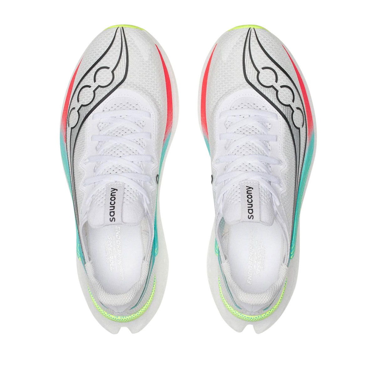 SAUCONY MEN ENDORPHIN PRO 5  - WHITE/MULTI