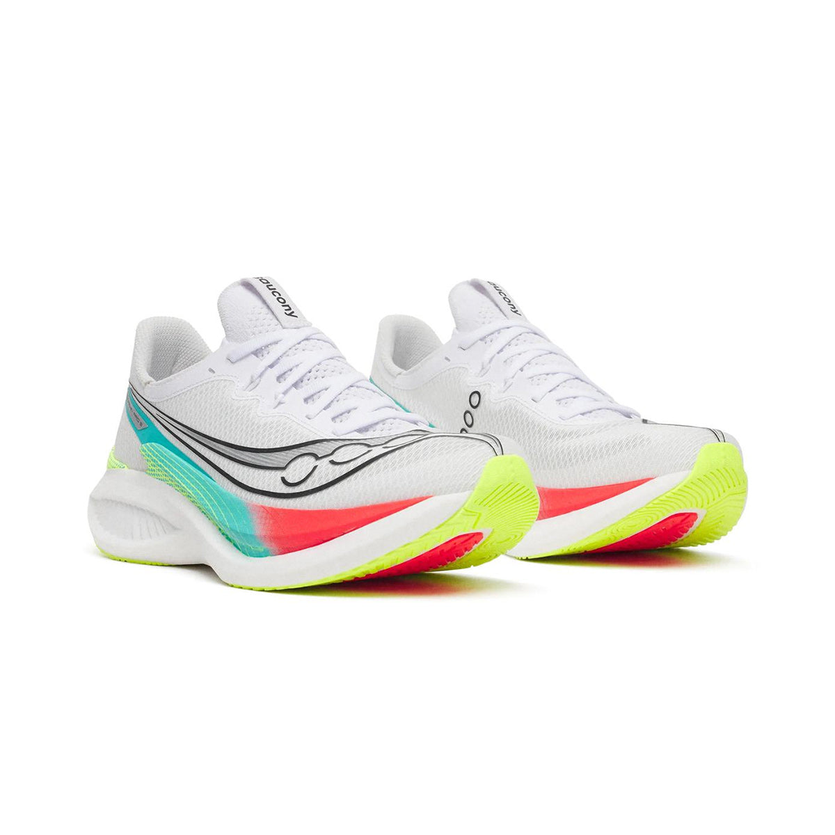 SAUCONY MEN ENDORPHIN PRO 5  - WHITE/MULTI