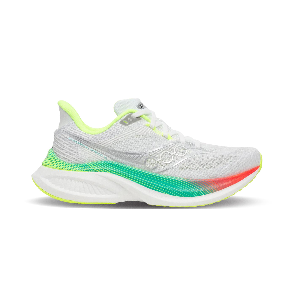 SAUCONY WOMEN ENDORPHIN SPEED 5 - WHITE/MULTI