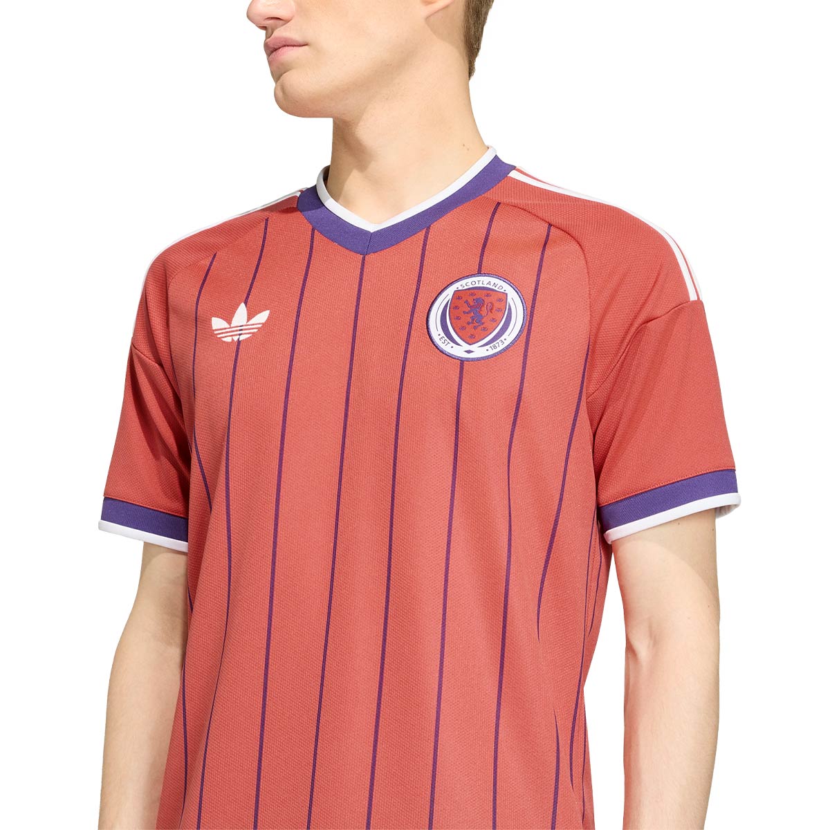 ADIDAS SCOTLAND 2026 AWAY REPLICA JERSEY - TRACE SCARLET