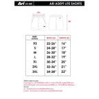 ARI ADEPT LITE SHORTS - BLACK/SLIVER/WHITE