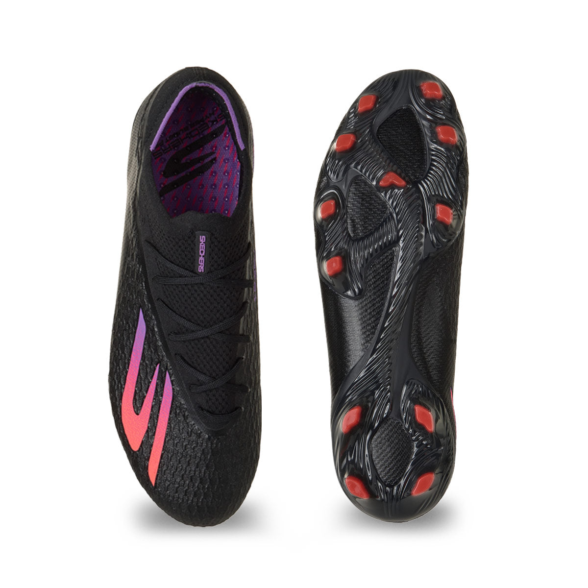 SKECHERS SKX 2 ELITE FG - BLACK/PURPLE