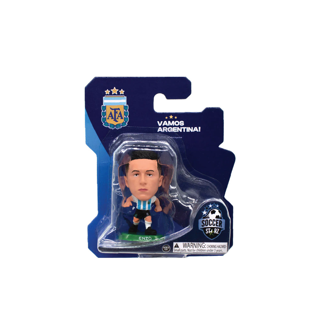 SOCCERSTARZ ARGENTINA ENZO FERNANDEZ NEW KIT - WHITE/BLUE