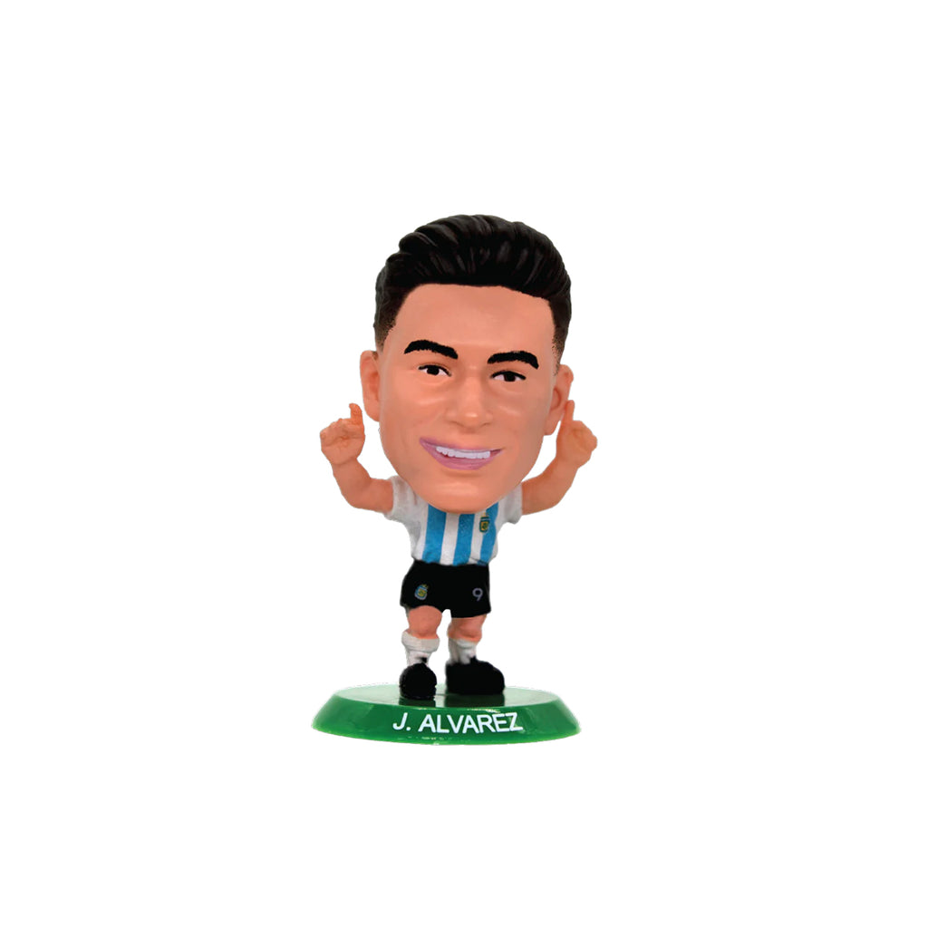 SOCCERSTARZ ARGENTINA JULIAN ALVAREZ NEW KIT - WHITE/BLUE