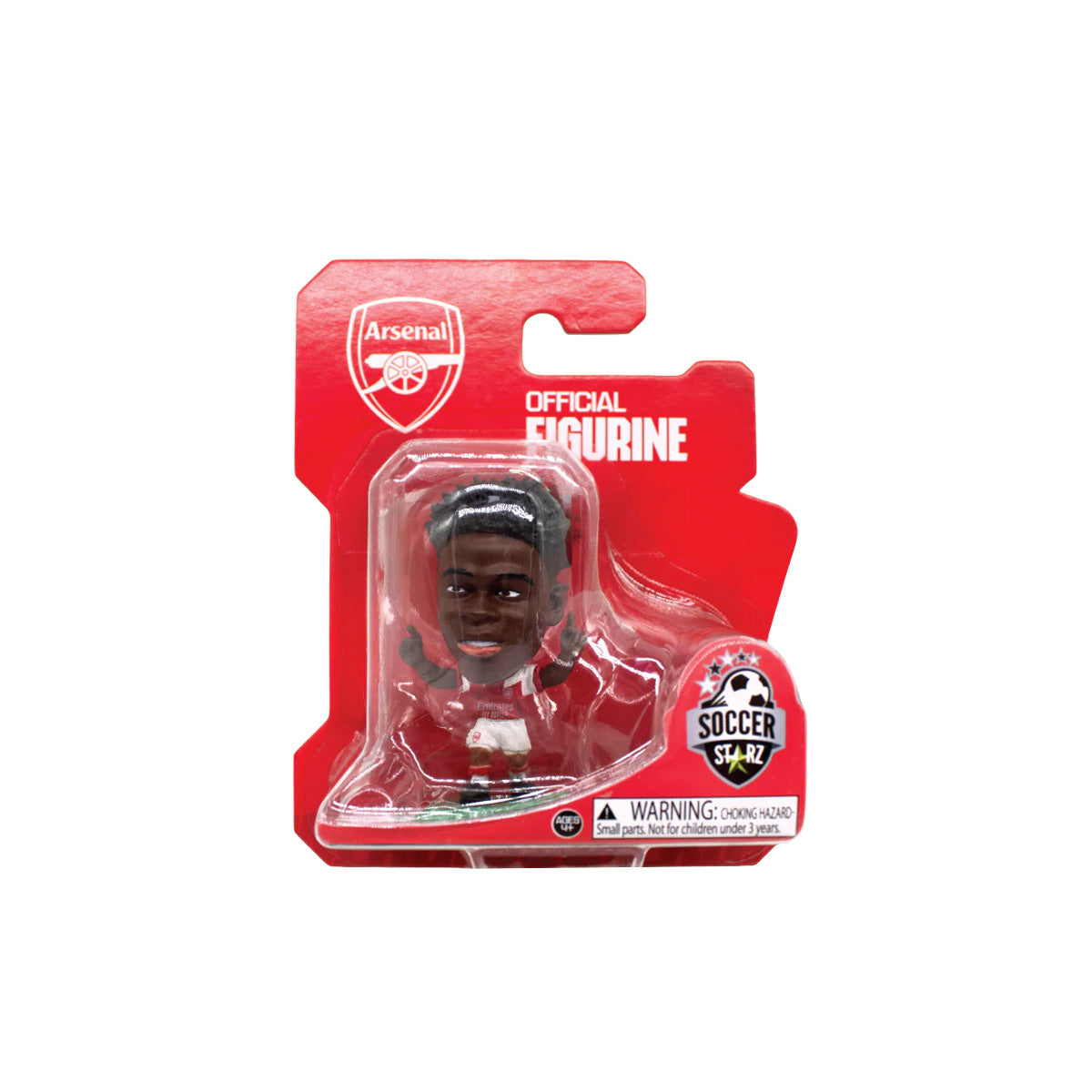 SOCCERSTARZ ARSENAL BUKAYO SAKA HOME KIT (CLASSIC KIT) - WHITE/RED