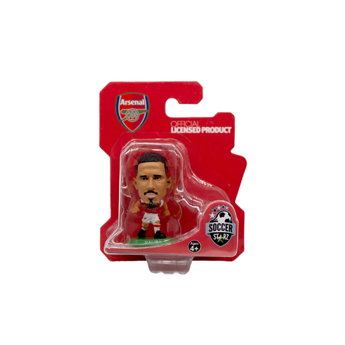 SOCCERSTARZ ARSENAL WILLIAM SALIBA HOME KIT (CLASSIC KIT) - RED/WHITE