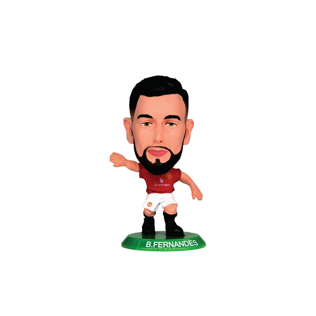SOCCERSTARZ MANCHESTER UNITED BRUNO FERNANDES HOME KIT CLASSIC KIT - RED/WHITE