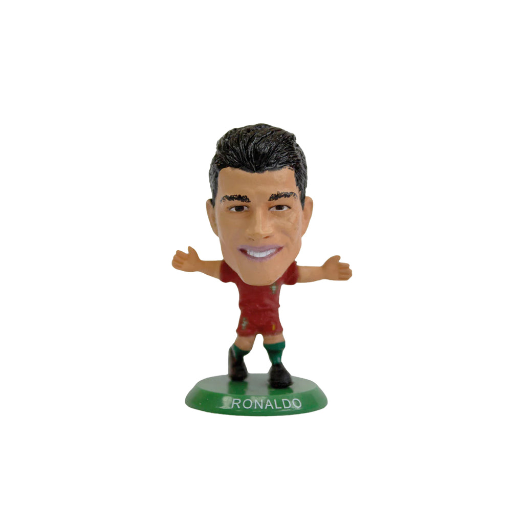 SOCCERSTARZ PORTUGAL CRISTIANO RONALDO HOME KIT - RED/GREEN