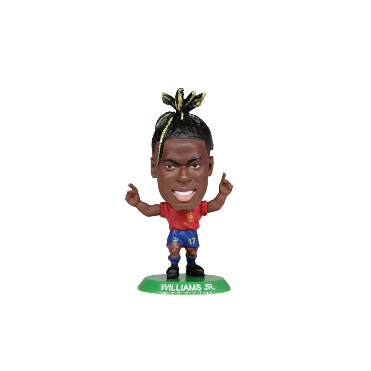 SOCCERSTARZ SPAIN NICO WILLIAMS HOME KIT - RED/BLUE