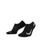 NIKE MULTIPLIER NO SHOW SOCKS 2PR - BLACK/WHITE