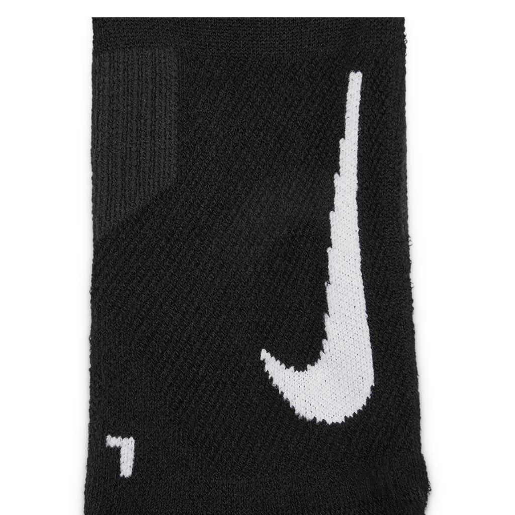 NIKE MULTIPLIER NO SHOW SOCKS 2PR - BLACK/WHITE