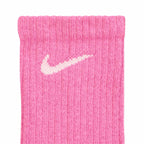 NIKE EVERYDAY CUSHIONED CREW 3 PAIRS - MULTI/COLOR/PINK