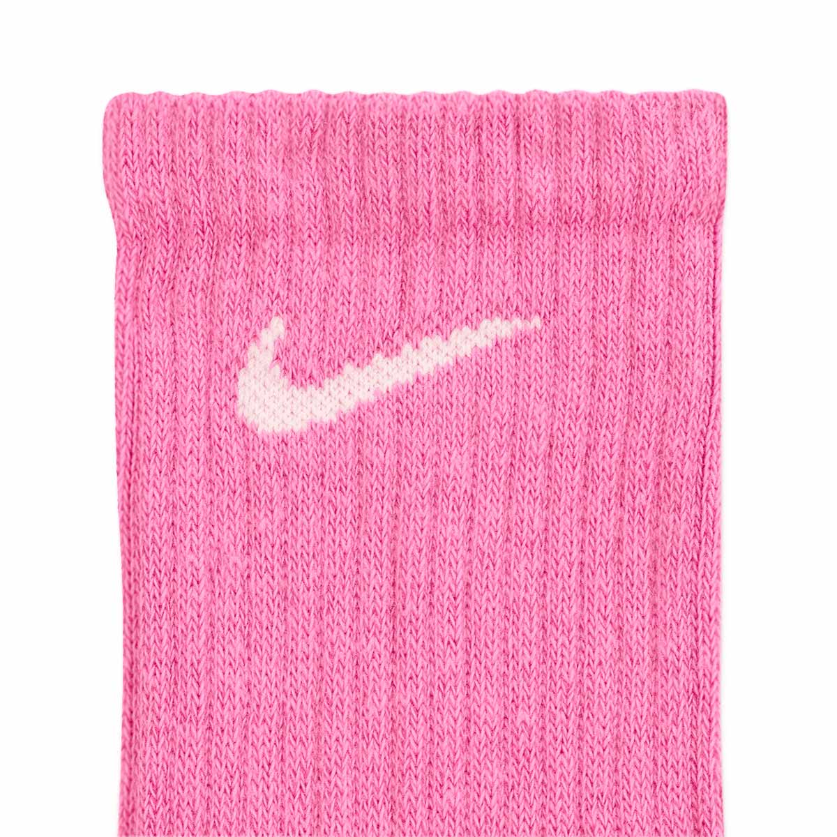 NIKE EVERYDAY CUSHIONED CREW 3 PAIRS - MULTI/COLOR/PINK