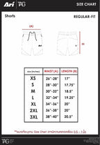 ARI TAG SHORTS - BLACK/BLACK/BLACK