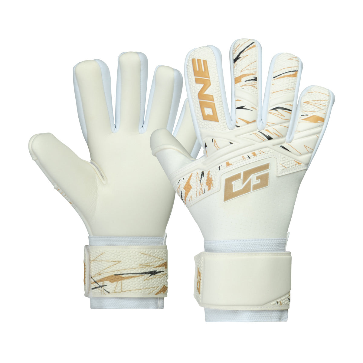 THE ONE GLOVE LTX ADVANCE NEGATIVE - WHITE/SIEGE GOLD/BLACK