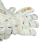 THE ONE GLOVE LTX ADVANCE NEGATIVE - WHITE/SIEGE GOLD/BLACK