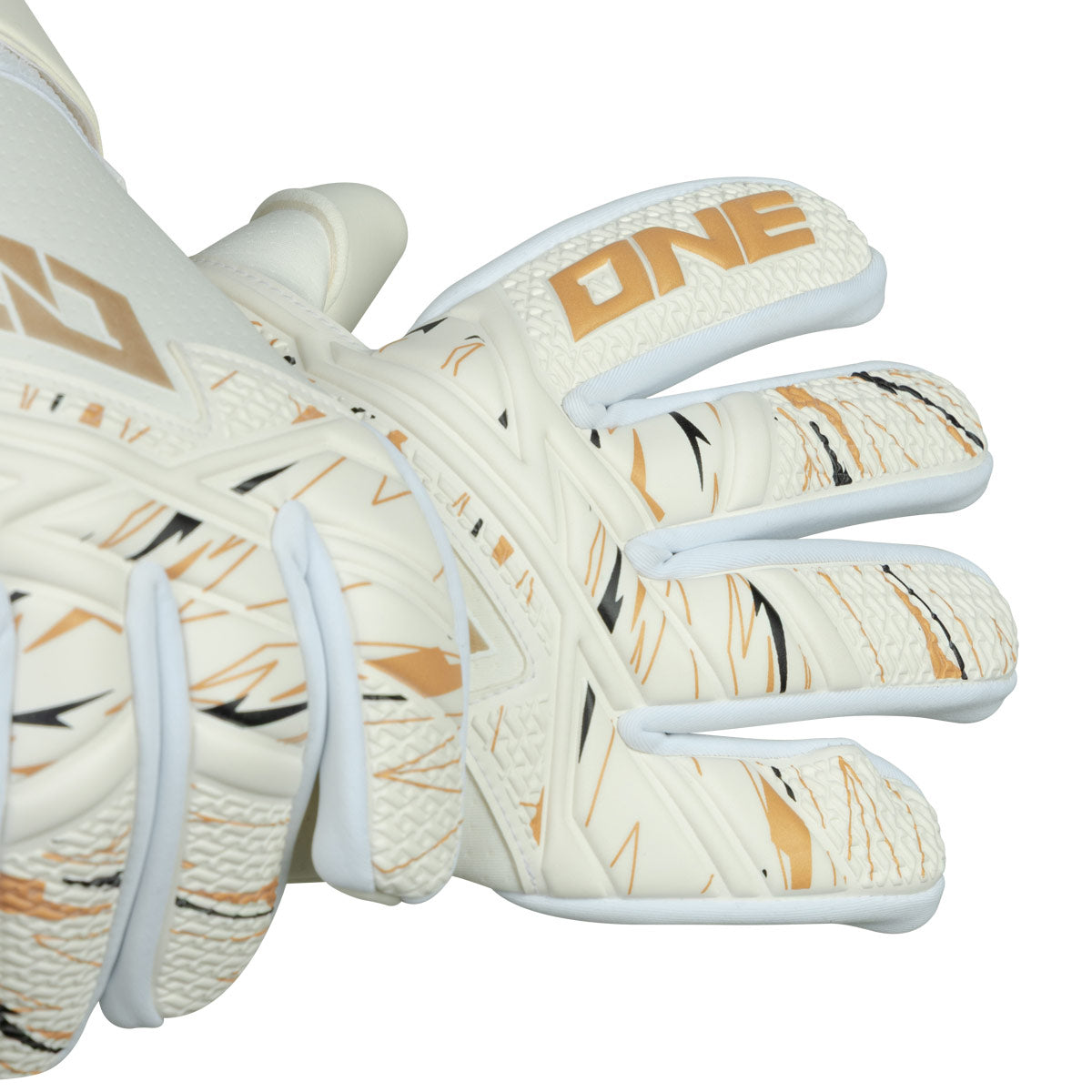 THE ONE GLOVE LTX ADVANCE NEGATIVE - WHITE/SIEGE GOLD/BLACK