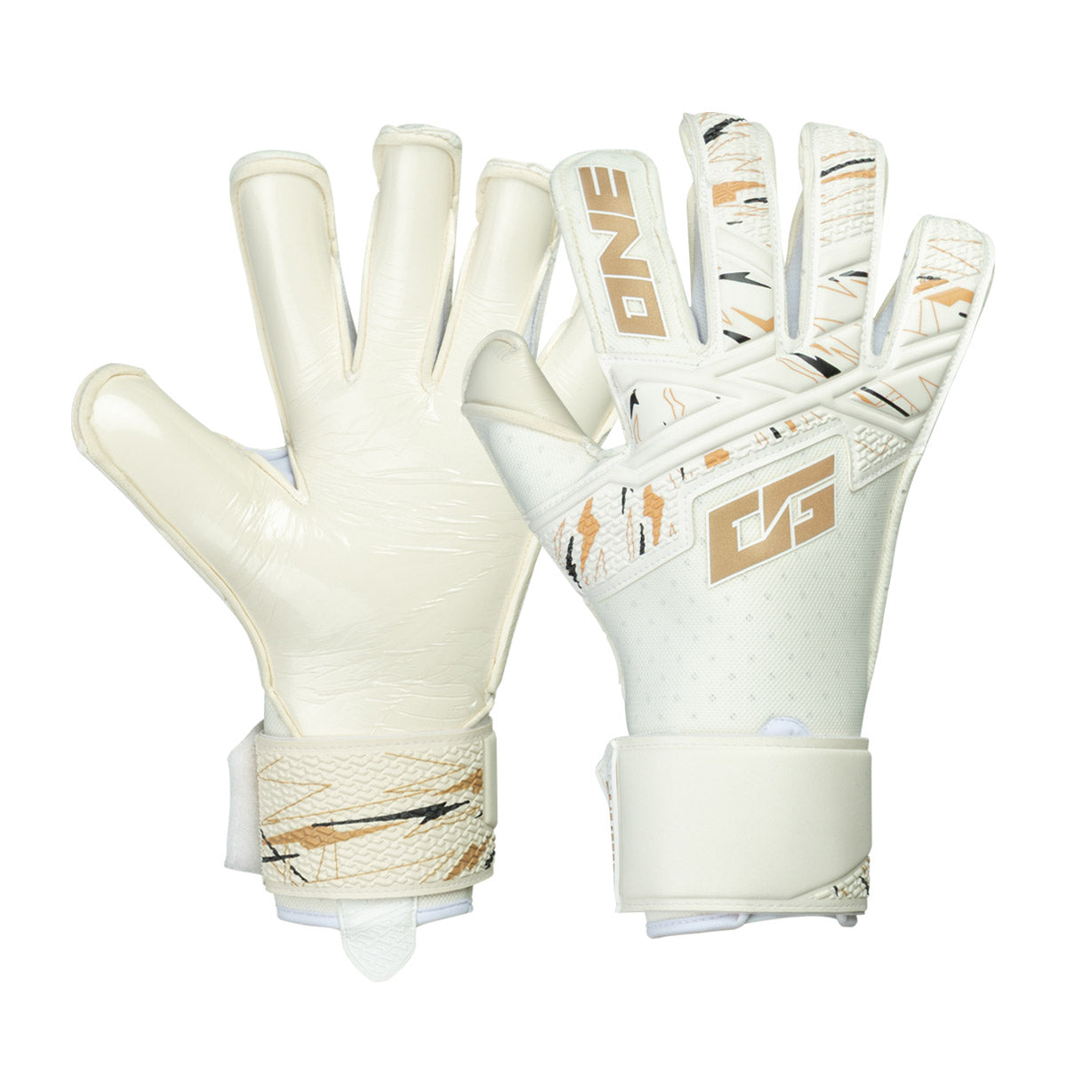 THE ONE GLOVE LTX PRO HYLA - WHITE/SIEGE GOLD/BLACK